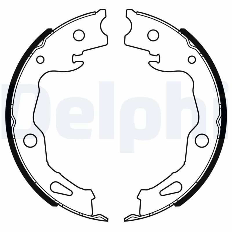 DELPHI LS2186 Brake Shoe Set