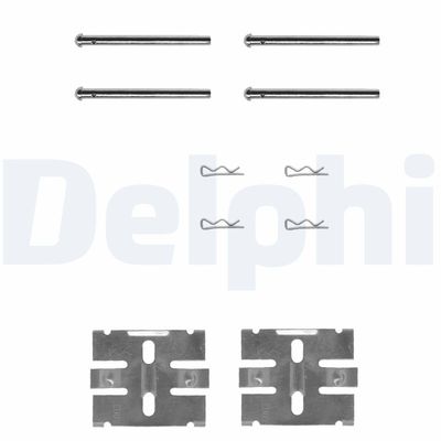 Accessory Kit, disc brake pad DELPHI LX0017