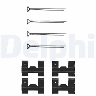 Accessory Kit, disc brake pad DELPHI LX0023
