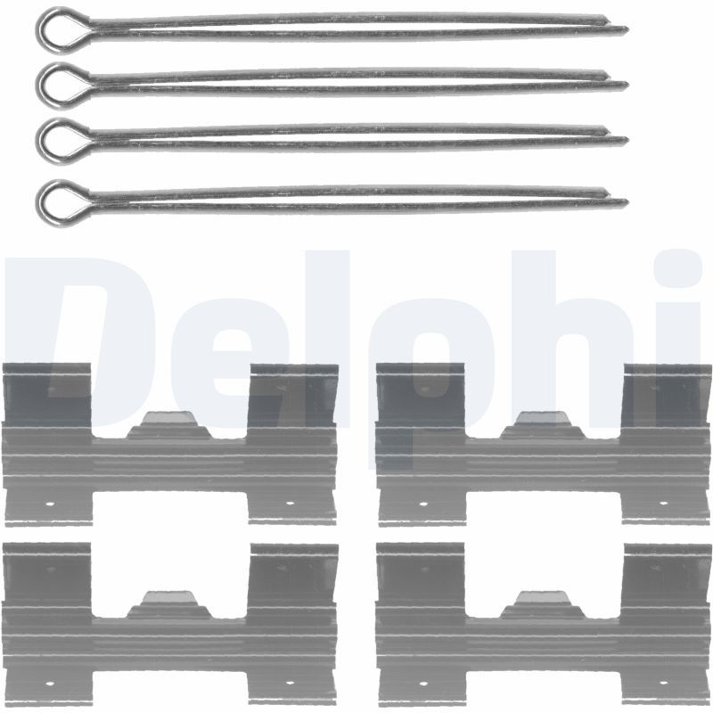 DELPHI LX0024 Accessory Kit, disc brake pad