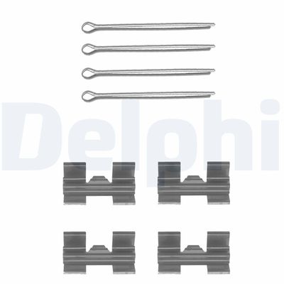 Accessory Kit, disc brake pad DELPHI LX0032