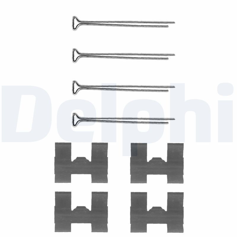 DELPHI LX0040 Accessory Kit, disc brake pad