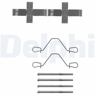 Accessory Kit, disc brake pad DELPHI LX0043