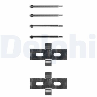Accessory Kit, disc brake pad DELPHI LX0050