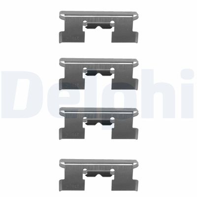 Accessory Kit, disc brake pad DELPHI LX0057