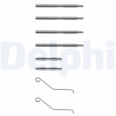 Accessory Kit, disc brake pad DELPHI LX0068