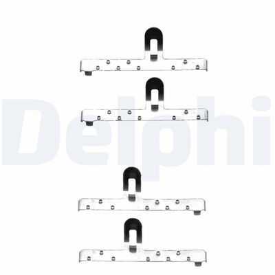 Accessory Kit, disc brake pad DELPHI LX0071