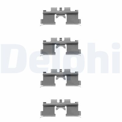 Accessory Kit, disc brake pad DELPHI LX0079