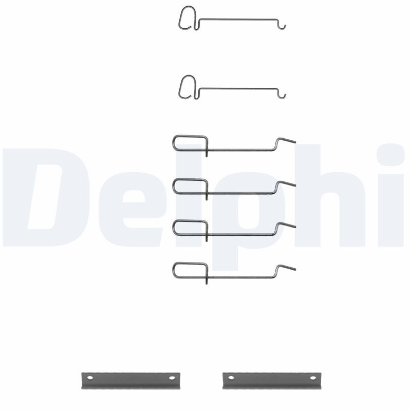 DELPHI LX0080 Accessory Kit, disc brake pad