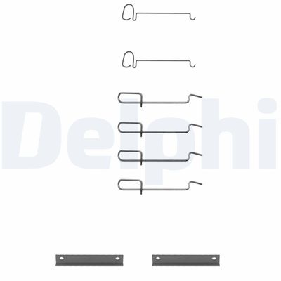 Accessory Kit, disc brake pad DELPHI LX0080