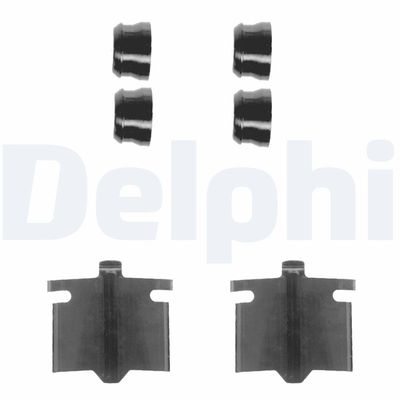 Accessory Kit, disc brake pad DELPHI LX0082