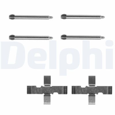 Accessory Kit, disc brake pad DELPHI LX0095