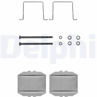 Accessory Kit, disc brake pad DELPHI LX0122