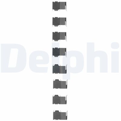 Accessory Kit, disc brake pad DELPHI LX0126