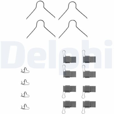 Accessory Kit, disc brake pad DELPHI LX0131