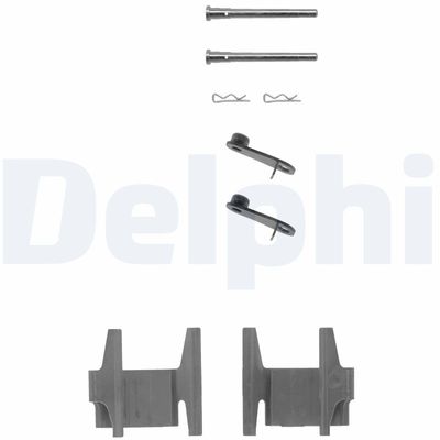 Accessory Kit, disc brake pad DELPHI LX0151