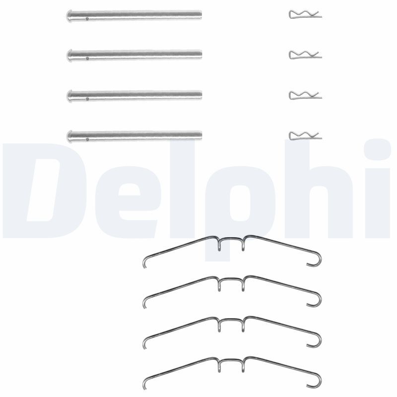 DELPHI LX0157 Accessory Kit, disc brake pad