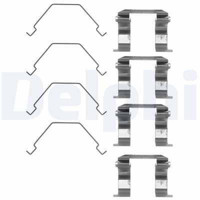 Accessory Kit, disc brake pad DELPHI LX0159