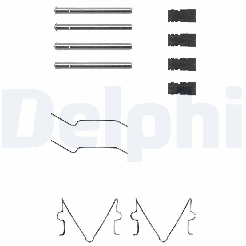 DELPHI LX0164 Accessory Kit, disc brake pad