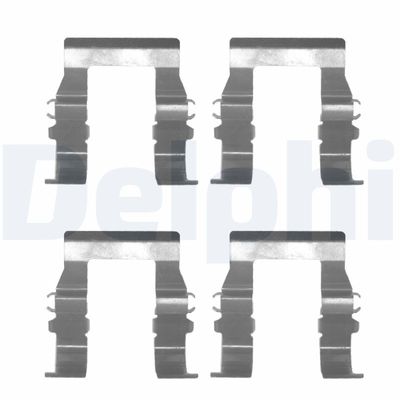 Accessory Kit, disc brake pad DELPHI LX0171