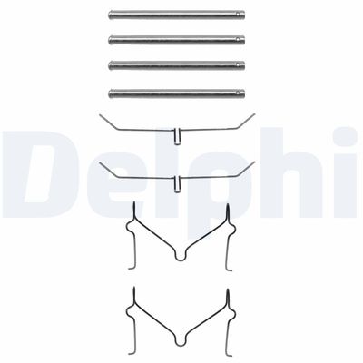 Accessory Kit, disc brake pad DELPHI LX0182