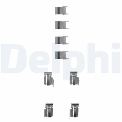 Accessory Kit, disc brake pad DELPHI LX0183