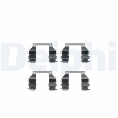 Accessory Kit, disc brake pad DELPHI LX0200