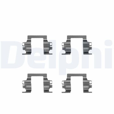 Accessory Kit, disc brake pad DELPHI LX0207