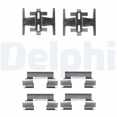 Accessory Kit, disc brake pad DELPHI LX0213