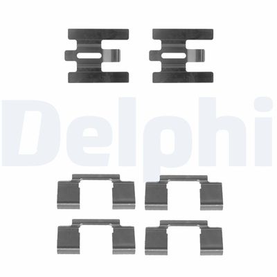 Accessory Kit, disc brake pad DELPHI LX0224