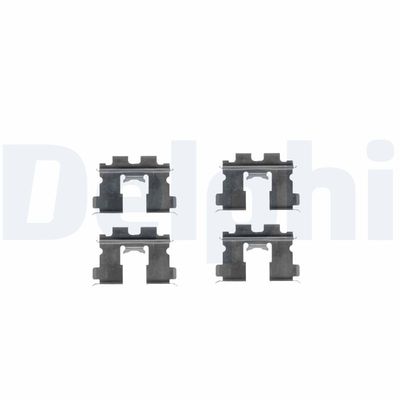 Accessory Kit, disc brake pad DELPHI LX0227