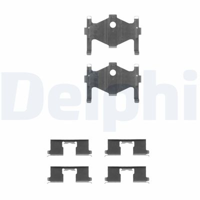 Accessory Kit, disc brake pad DELPHI LX0240