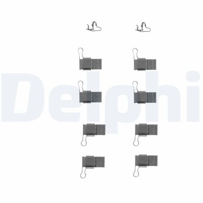 Accessory Kit, disc brake pad DELPHI LX0244