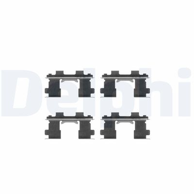 Accessory Kit, disc brake pad DELPHI LX0252