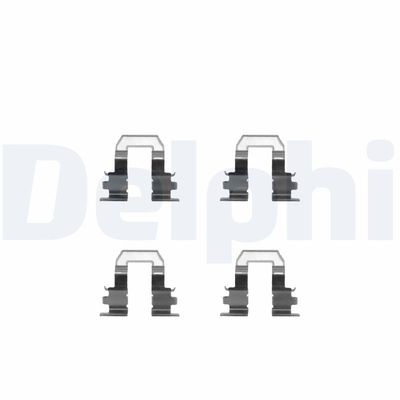 Accessory Kit, disc brake pad DELPHI LX0254