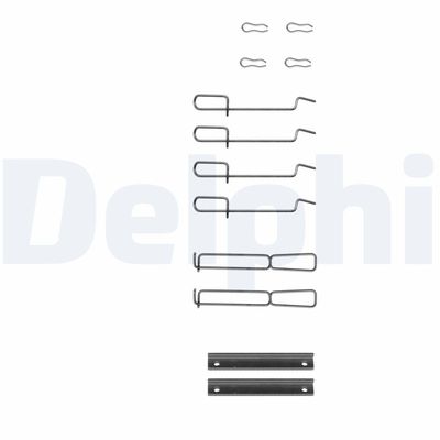 Accessory Kit, disc brake pad DELPHI LX0262