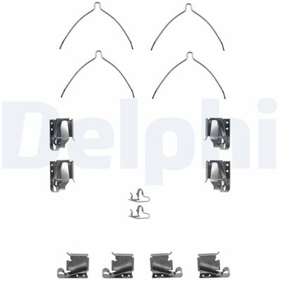 Accessory Kit, disc brake pad DELPHI LX0265