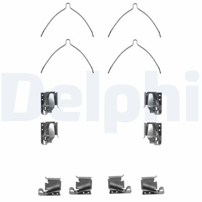 Accessory Kit, disc brake pad DELPHI LX0266
