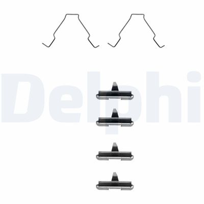 Accessory Kit, disc brake pad DELPHI LX0267