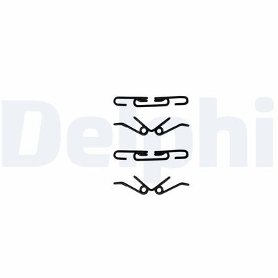 Accessory Kit, disc brake pad DELPHI LX0315