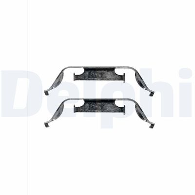 Accessory Kit, disc brake pad DELPHI LX0331