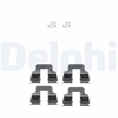 Accessory Kit, disc brake pad DELPHI LX0342