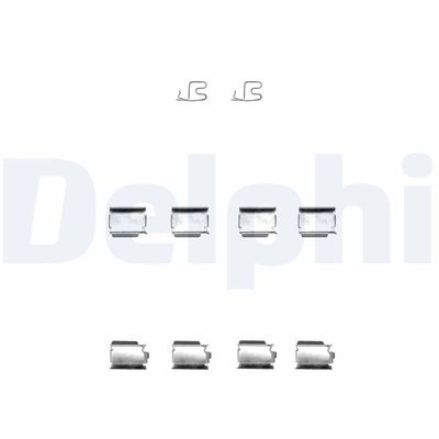 Accessory Kit, disc brake pad DELPHI LX0343
