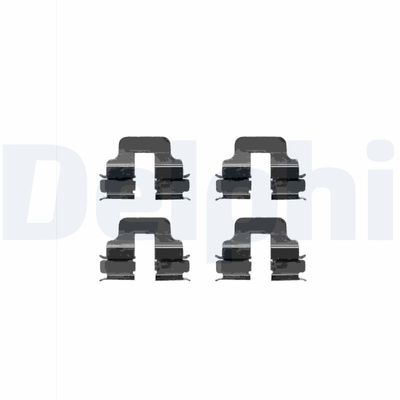 Accessory Kit, disc brake pad DELPHI LX0344