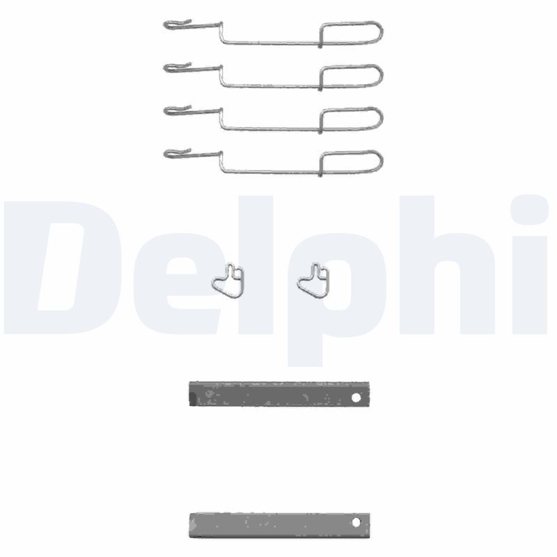 DELPHI LX0347 Accessory Kit, disc brake pad