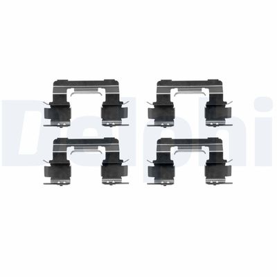 Accessory Kit, disc brake pad DELPHI LX0351