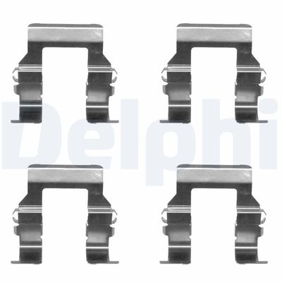 Accessory Kit, disc brake pad DELPHI LX0367