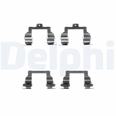 Accessory Kit, disc brake pad DELPHI LX0374