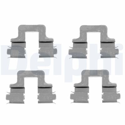 Accessory Kit, disc brake pad DELPHI LX0379