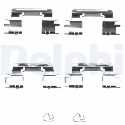 Accessory Kit, disc brake pad DELPHI LX0385